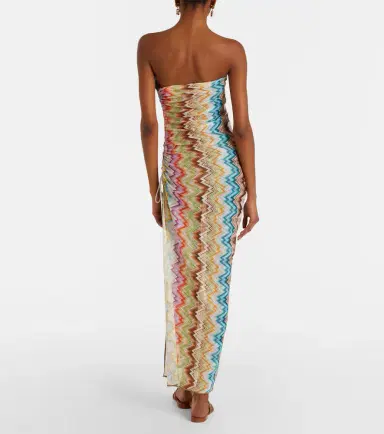 Missoni Zigzag gathered maxi dress | Thumbnail 6