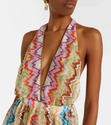 Missoni Zigzag halterneck romper | Thumbnail 3