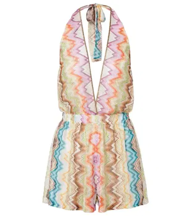 Missoni Zigzag halterneck romper | Thumbnail 1