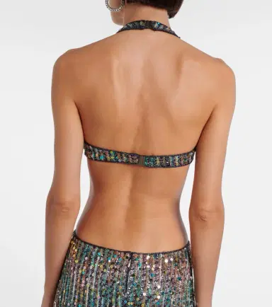Missoni Open-back sequined lamé gown | Thumbnail 3