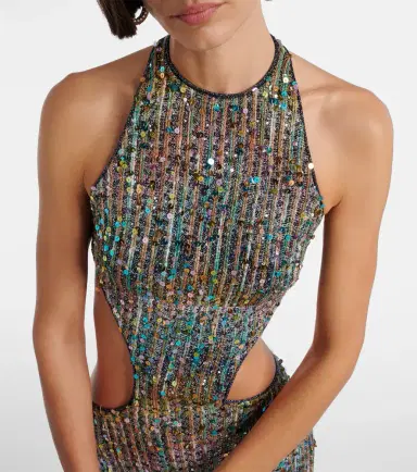 Missoni Open-back sequined lamé gown | Thumbnail 5