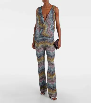 Missoni Sequined knitted lamé top | Thumbnail 2