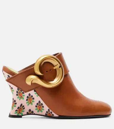 Etro Sabot leather wedges | Thumbnail 2