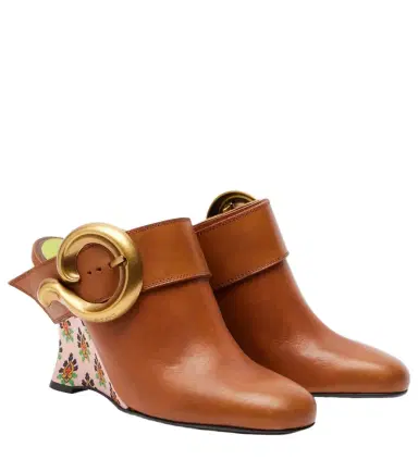 Etro Sabot leather wedges | Thumbnail 1