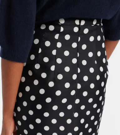 Khaite Winton polka-dot high-rise silk maxi skirt | Thumbnail 2
