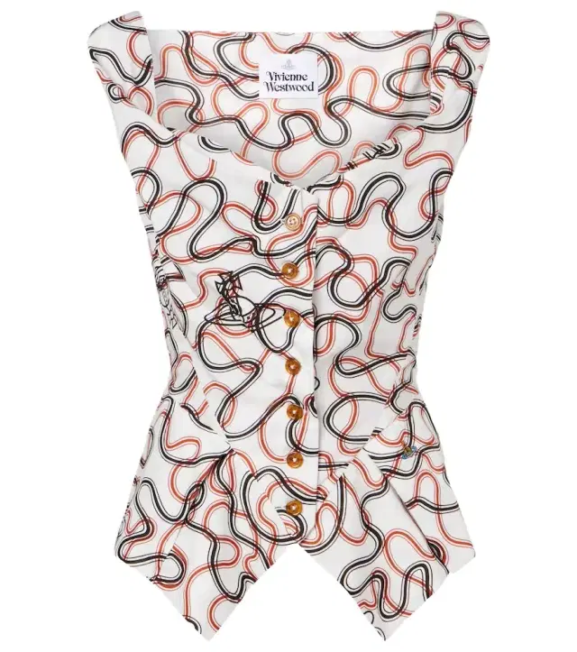 Vivienne Westwood Monday printed cotton top