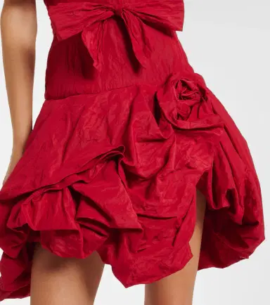 Magda Butrym Off-shoulder cotton-blend taffeta minidress | Thumbnail 5