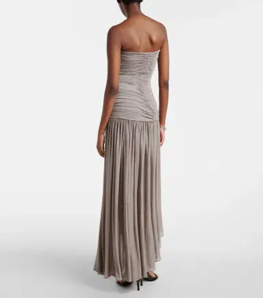 Christopher Esber Ruched asymmetric maxi dress | Thumbnail 4