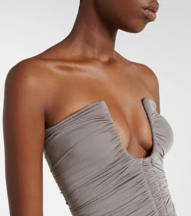 Christopher Esber Ruched asymmetric maxi dress | Thumbnail 6