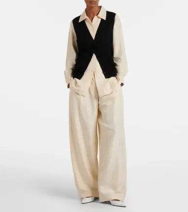 The Row Kolina silk wide-leg pants | Thumbnail 3