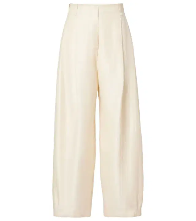 The Row Kolina silk wide-leg pants