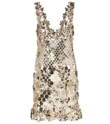 Rabanne Embellished chainmail minidress | Thumbnail 1