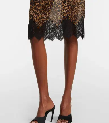 Nili Lotan Thea animal-print silk midi skirt | Thumbnail 4 Nili Lotan Thea animal-print silk midi skirt | Thumbnail 4