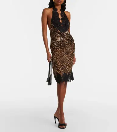 Nili Lotan Thea animal-print silk midi skirt | Thumbnail 5 Nili Lotan Thea animal-print silk midi skirt | Thumbnail 5