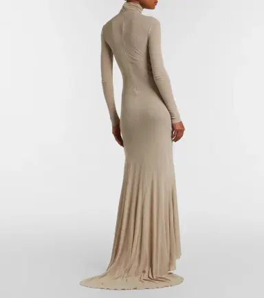 Mugler Cotton jersey gown | Thumbnail 2