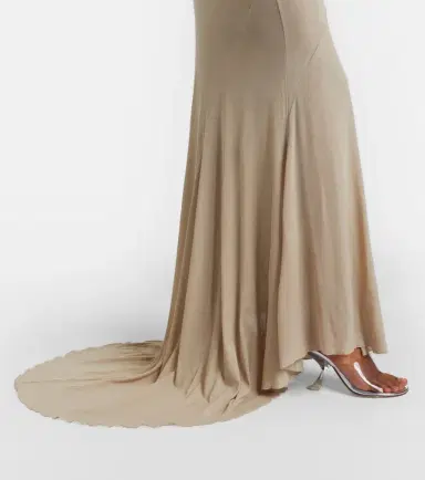 Mugler Cotton jersey gown | Thumbnail 7