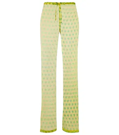 Dries Van Noten Polka-dot silk straight pants | Thumbnail 1