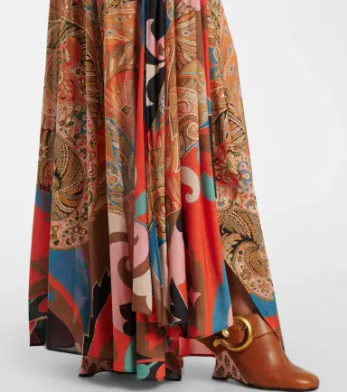Etro Paisley draped gown | Thumbnail 2