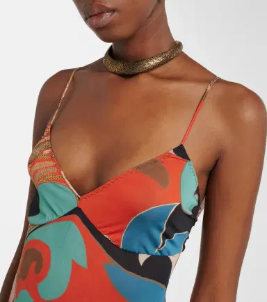 Etro Paisley draped gown | Thumbnail 4