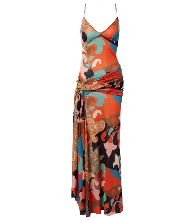 Etro Paisley draped gown | Thumbnail 1
