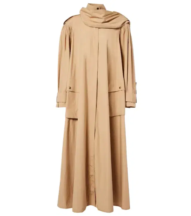 Chloe Chloé Scarf-detail cotton coat