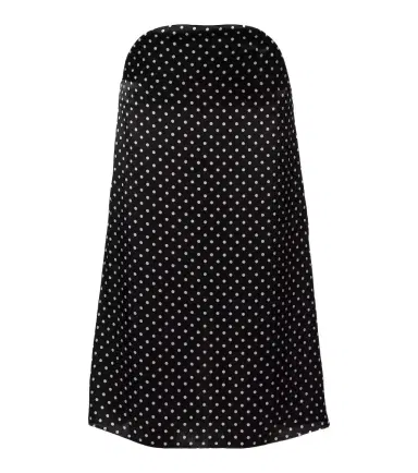 Jean Paul Gaultier Cutout polka-dot silk midi skirt | Thumbnail 1