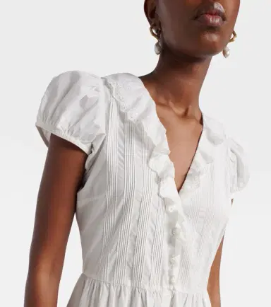 DÔEN Dôen Eliette cotton midi dress | Thumbnail 5