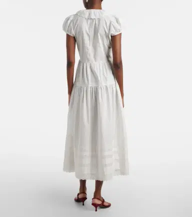 DÔEN Dôen Eliette cotton midi dress | Thumbnail 6