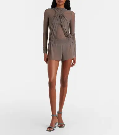Rick Owens Boxing sheer tulle shorts | Thumbnail 6