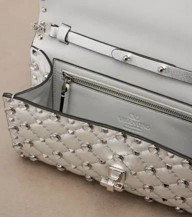 Valentino Garavani Rockstud Spike metallic leather shoulder bag | Thumbnail 3 Valentino Garavani Rockstud Spike metallic leather shoulder bag | Thumbnail 3