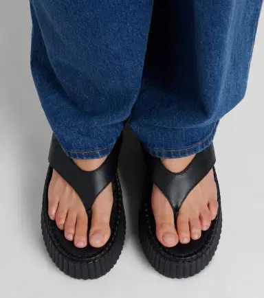 Chloé Chloé Nama leather platform thong sandals | Thumbnail 5 Chloé Chloé Nama leather platform thong sandals | Thumbnail 5