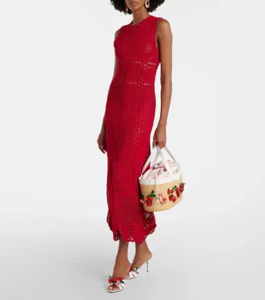 Aquazzura Botanica Medium raffia tote bag | Thumbnail 5