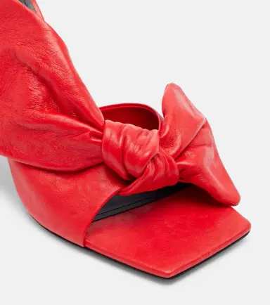 Givenchy Boudoir Bow leather mules | Thumbnail 3