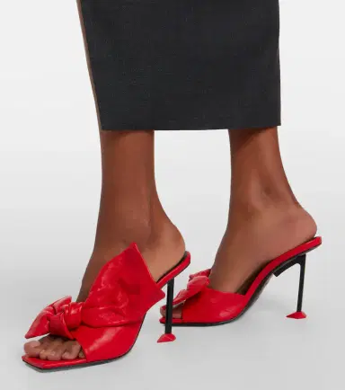 Givenchy Boudoir Bow leather mules | Thumbnail 5