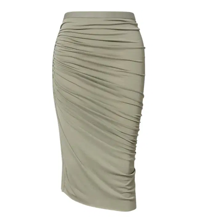 Lilies Edfu ruched midi skirt