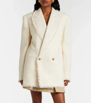 Balmain Double-breasted tweed jacket | Thumbnail 2