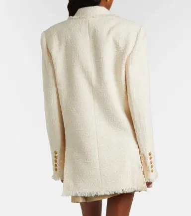 Balmain Double-breasted tweed jacket | Thumbnail 4