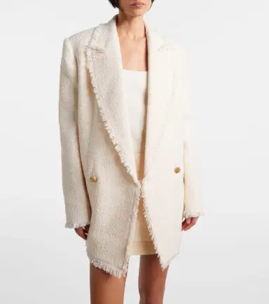 Balmain Double-breasted tweed jacket | Thumbnail 5