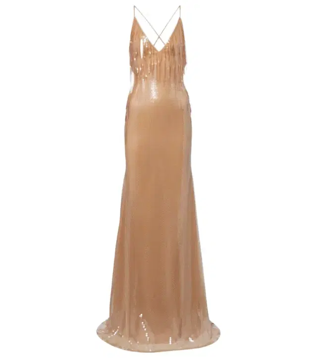 David Koma Dégradé sequined gown