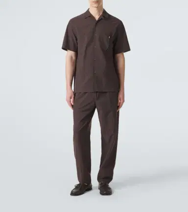 Umit Benan Havana silk-blend bowling shirt | Thumbnail 5