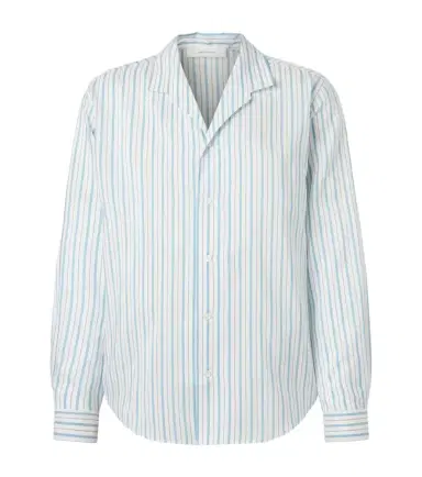 UMIT BENAN Franco pinstripe silk and cotton shirt | Thumbnail 1 UMIT BENAN Franco pinstripe silk and cotton shirt | Thumbnail 1