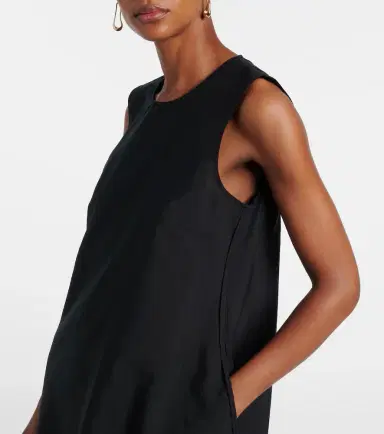 RÓHE Róhe Linen and silk-blend midi dress | Thumbnail 2 RÓHE Róhe Linen and silk-blend midi dress | Thumbnail 2