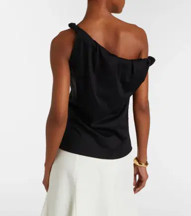 RÓHE Róhe One-shoulder cotton-blend top | Thumbnail 2