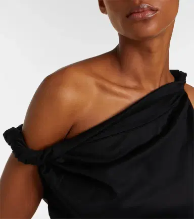 RÓHE Róhe One-shoulder cotton-blend top | Thumbnail 3