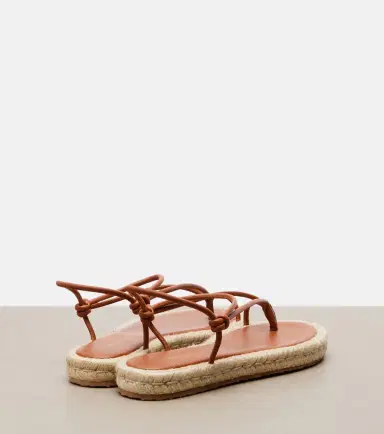 Gianvito Rossi Leather espadrille sandals | Thumbnail 2 Gianvito Rossi Leather espadrille sandals | Thumbnail 2