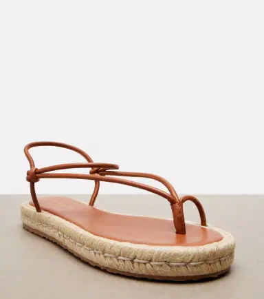 Gianvito Rossi Leather espadrille sandals | Thumbnail 3 Gianvito Rossi Leather espadrille sandals | Thumbnail 3
