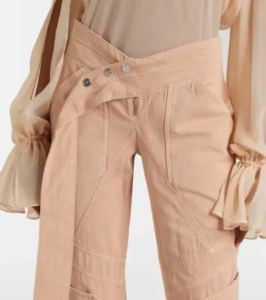 BLUMARINE Cotton canvas flared pants | Thumbnail 5 BLUMARINE Cotton canvas flared pants | Thumbnail 5
