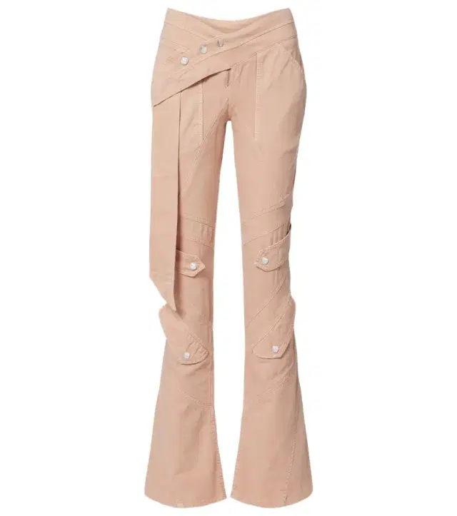 Blumarine Cotton canvas flared pants