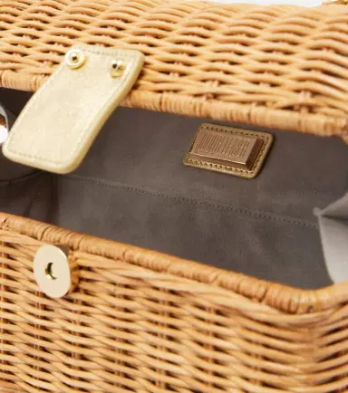 Judith Leiber Couture Isla embellished wicker top-handle bag | Thumbnail 2