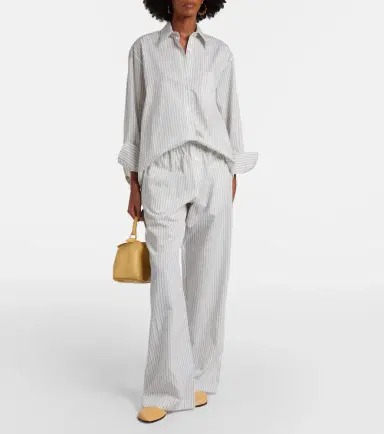 RÓHE Róhe Striped silk and cotton shirt | Thumbnail 4 RÓHE Róhe Striped silk and cotton shirt | Thumbnail 4